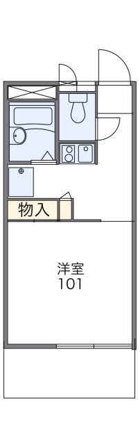 レオパレスVIVREHESAKAの間取り