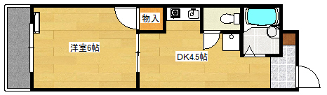 草津南ビルの間取り