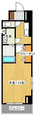 プラーサート南観音の間取り