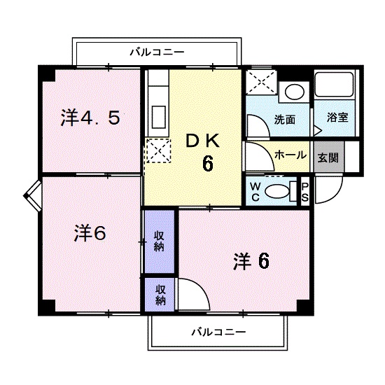 プラドール丸山の間取り