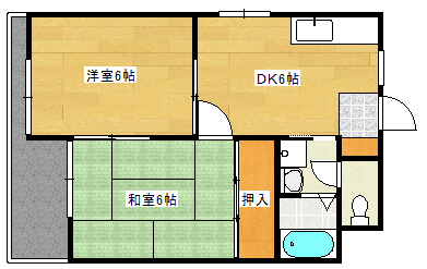 ベルメゾン田方の間取り