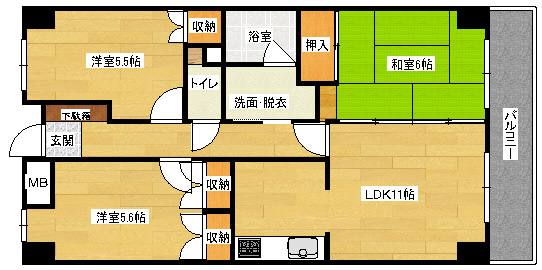 両祖ビルの間取り