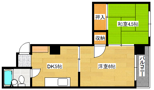 第一山長ビルの間取り