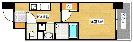 KORESIDENCE銀山町の間取り