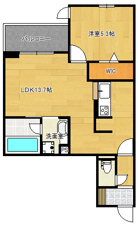 CAMPANELLA庚午中の間取り