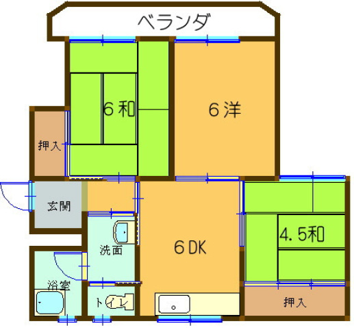 温品ビルの間取り