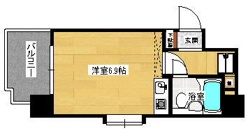 ダイアパレス比治山公園の間取り