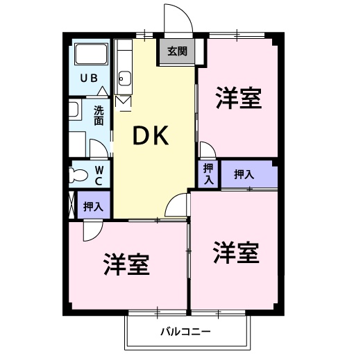 ニューシティ西川の間取り