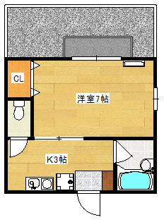 ケーアイコーポの間取り