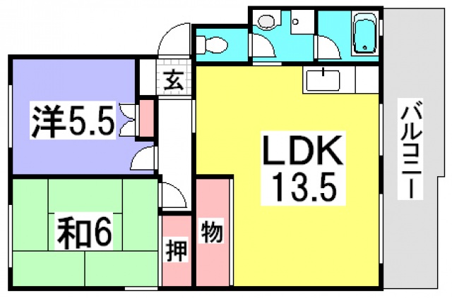 第2ビューハイツの間取り