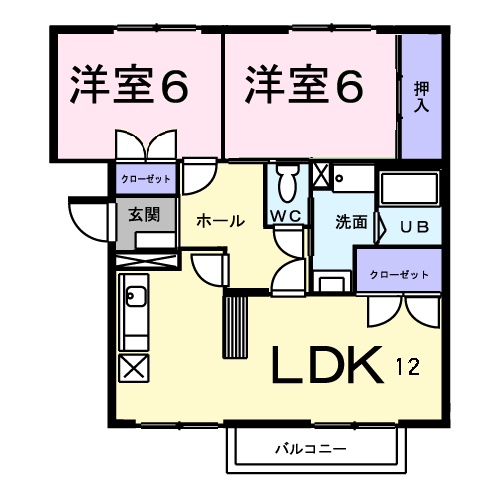 ドゥエリングTの間取り