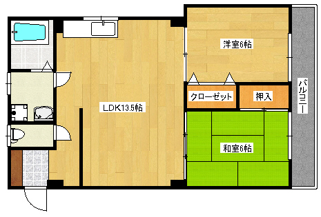 東雲ビルの間取り