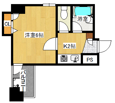 第2片山ビルの間取り