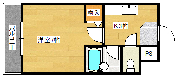 ラフィアン長楽寺の間取り