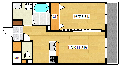 ROSSO庚午の間取り