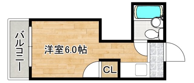 宇品コーポの間取り