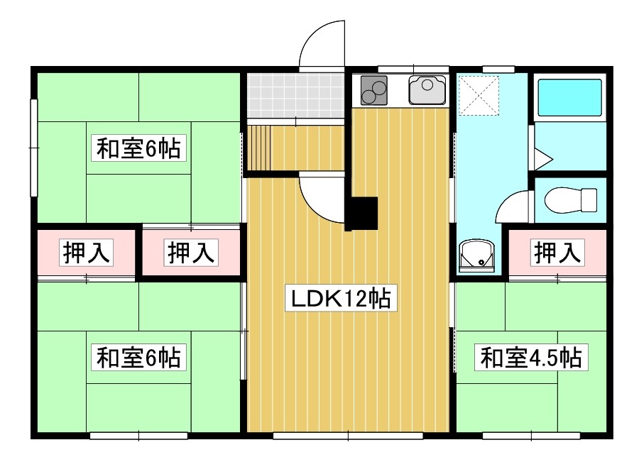 美山パークマンションの間取り