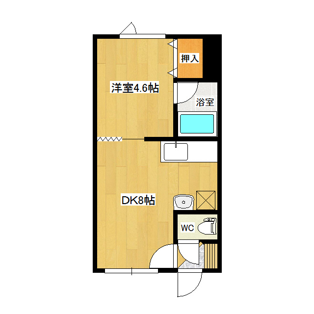 吉野ハイツ5の間取り