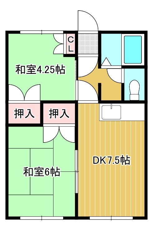 コーポにいもとの間取り