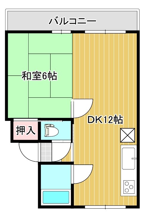 5.5ハイツの間取り