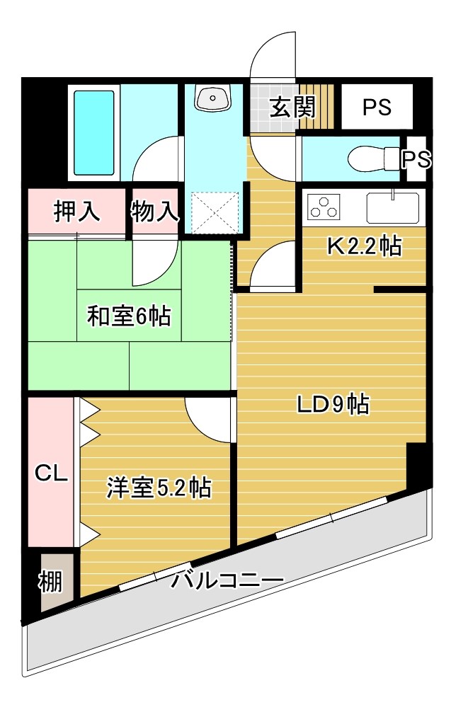 北見32ビルの間取り