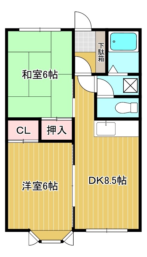 ソレイユ1の間取り