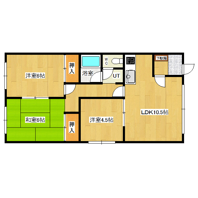 青柳マンションの間取り