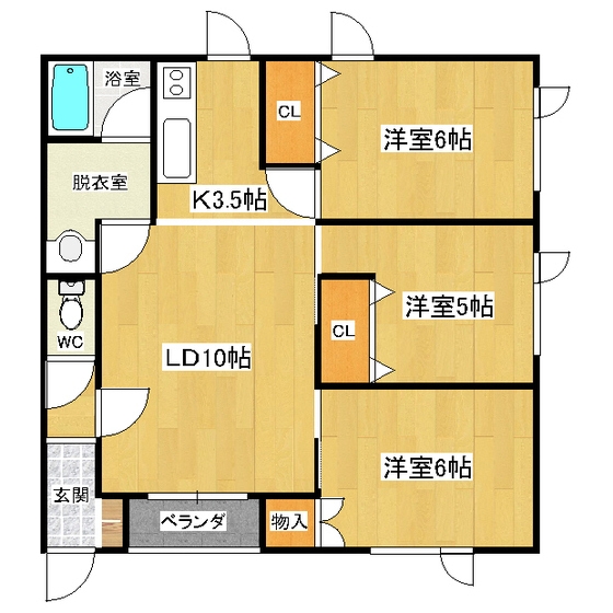 ウィッシュ花心2の間取り