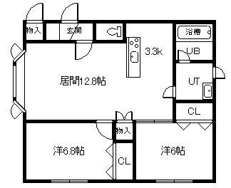 メゾンドヴォーグの間取り