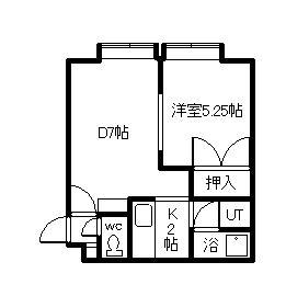 アパートメントリゲルの間取り