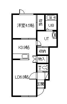 ライズ1の間取り