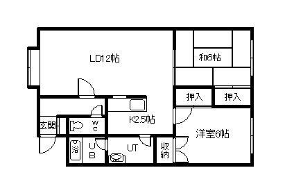 ドルチェB棟の間取り