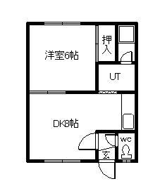 永山8.8コーポの間取り