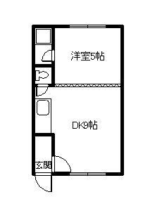 パルハイツ1の間取り