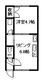 COWCOW永山Aの間取り