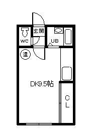 マンション北斗の間取り