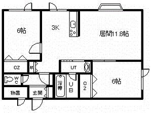 ブルーソールの間取り