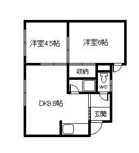 フォーセブンマンションの間取り