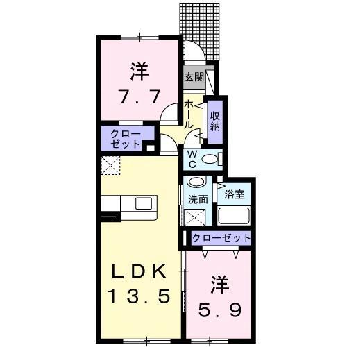 サウスアヴェニューの間取り