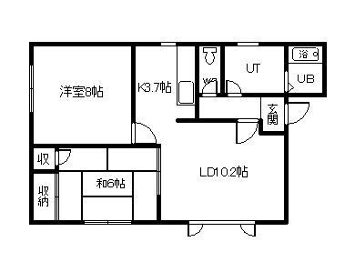 グリーンハイツの間取り