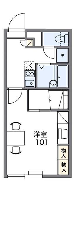 レオパレスDREAMSTAGEの間取り