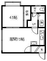 東聖コーポの間取り