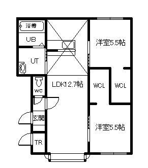 ロイヤルヒルズの間取り