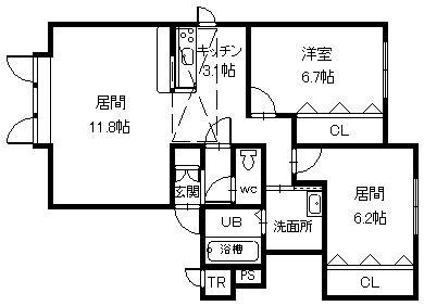 グラティアの間取り