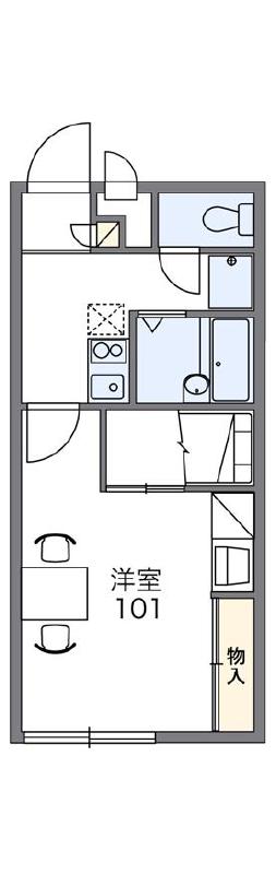 レオパレスハピネスMの間取り