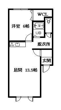 徳田Aの間取り