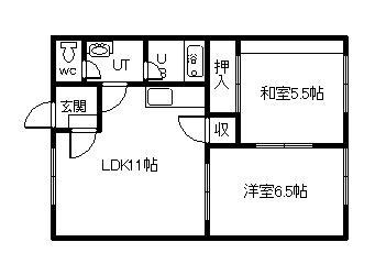 マンションゴールドの間取り