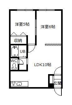 当麻サニープレイスの間取り