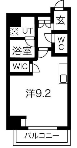 エスパシオ・コモド大阪新町の間取り