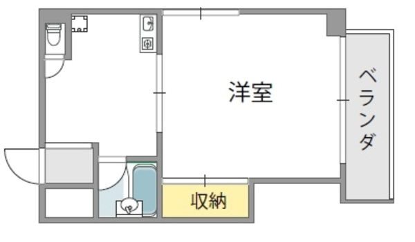 JR関西本線JR難波駅7階建築28年の間取り